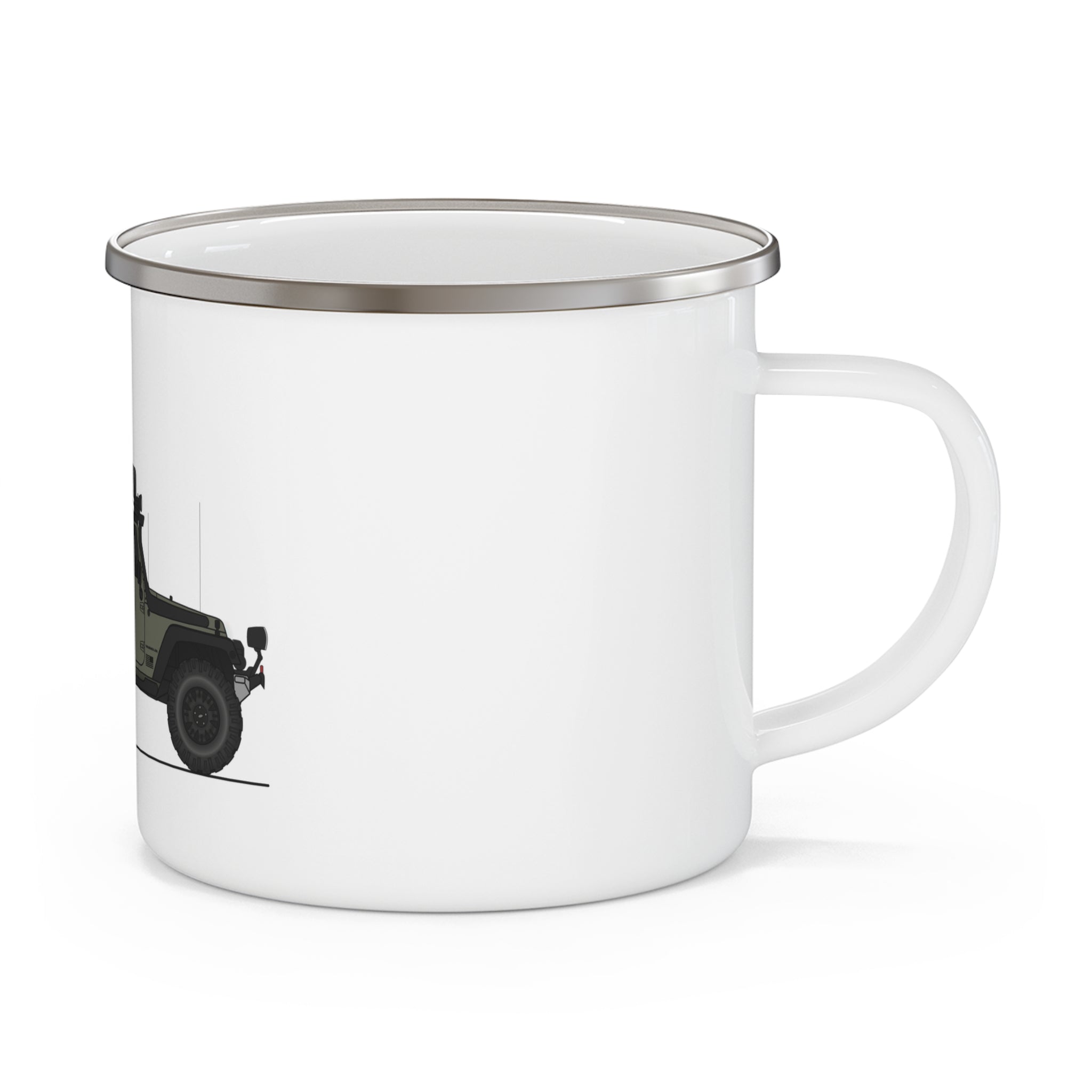 Jeep Wrangler Enamel Camping Mug Serie One