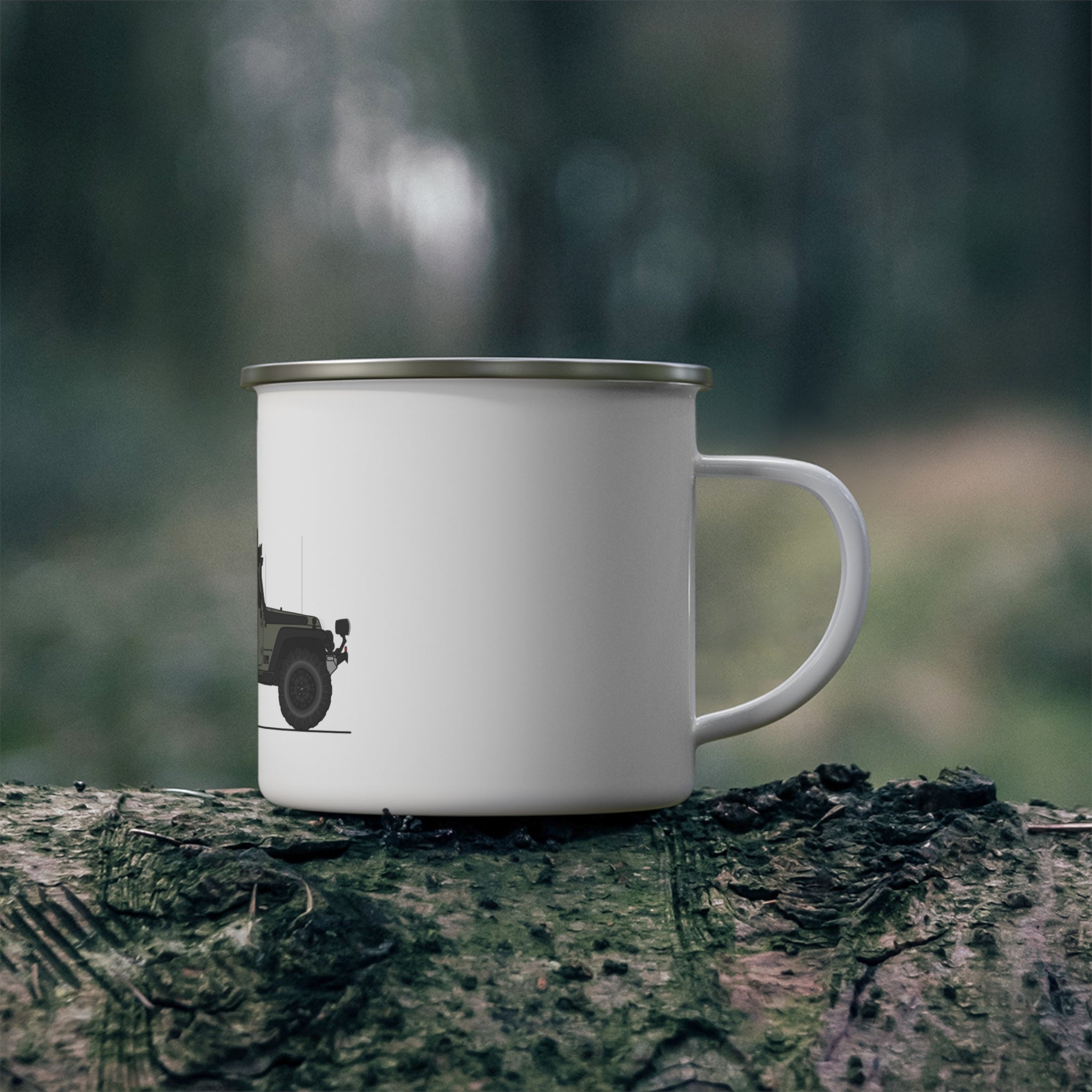 Jeep Wrangler Enamel Camping Mug Serie One
