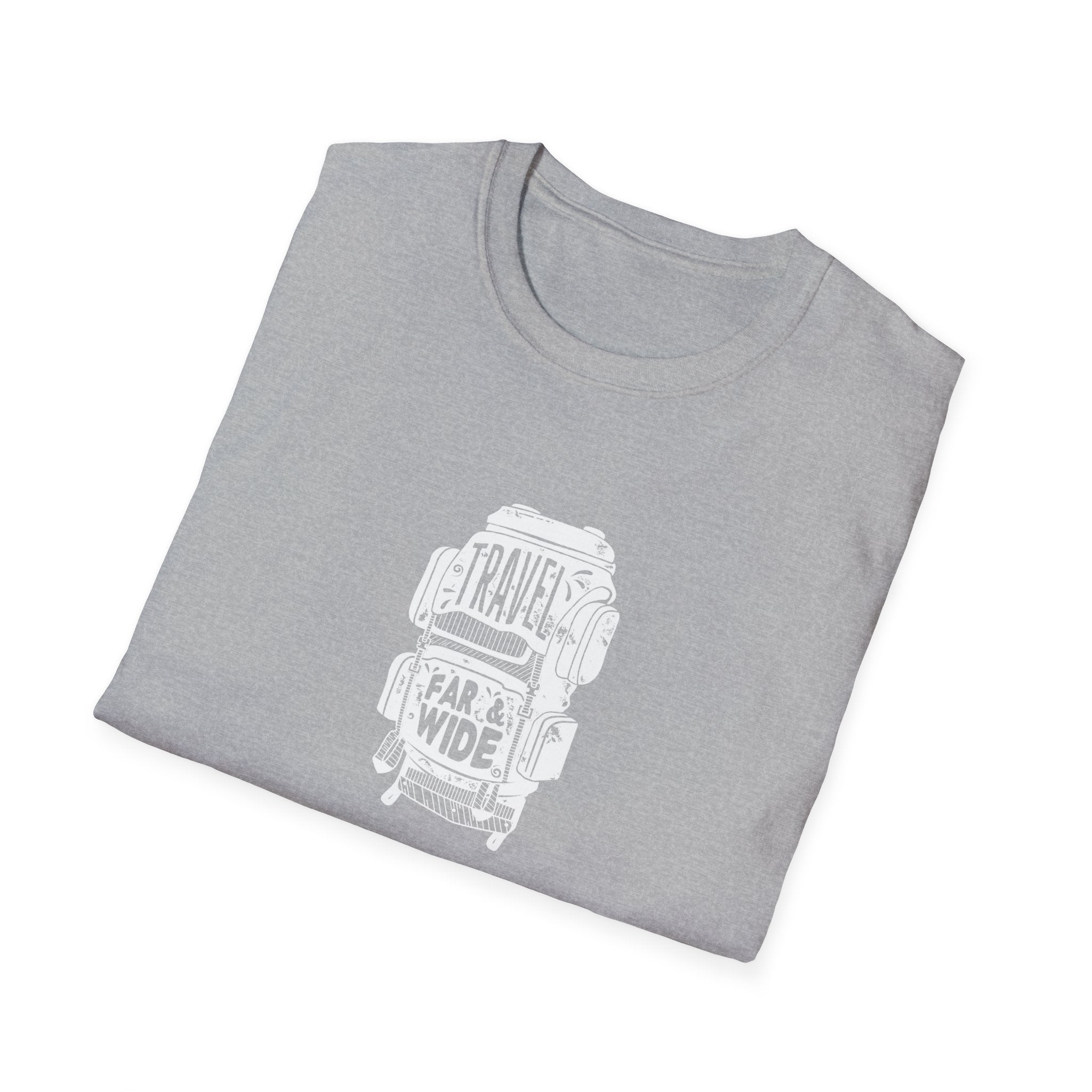 T-shirt Travel Backpack - White