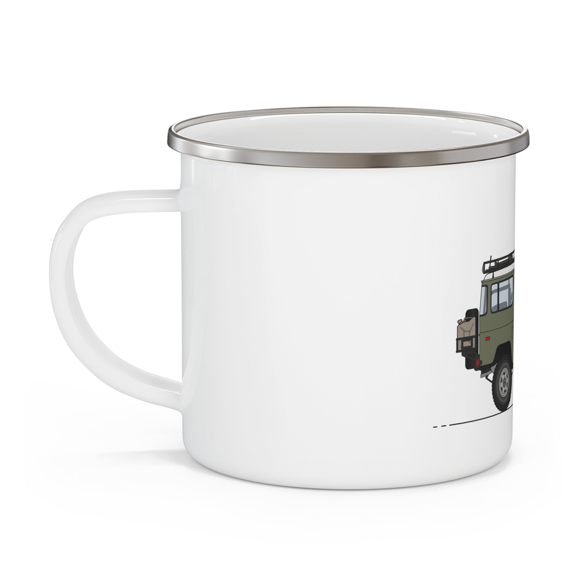 Toyota LandCruiser FJ40 Enamel Camping Mug Serie One
