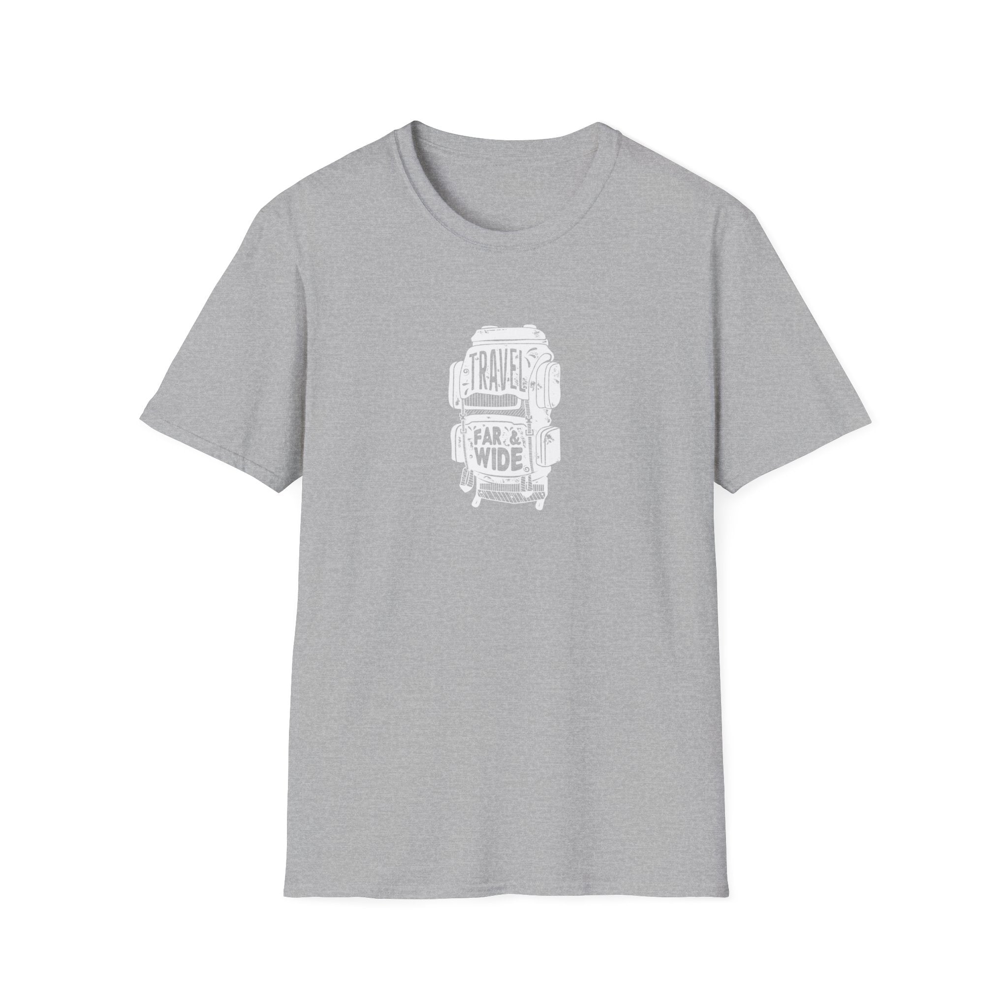 T-shirt Travel Backpack - White