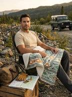 Takoda Sherpa Fleece Blanket  Home Decor ROAM OUTDOOR