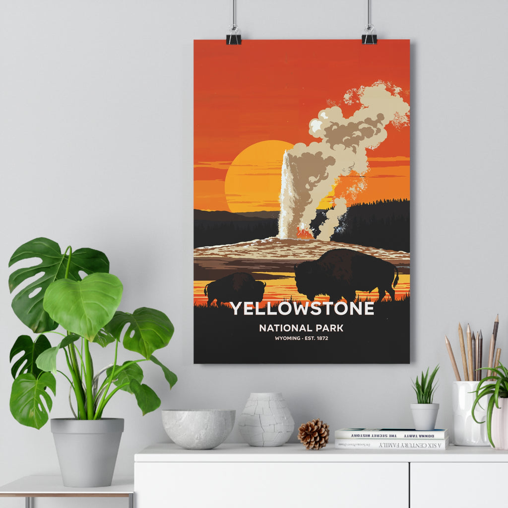 Yellowstone National Park Art Print