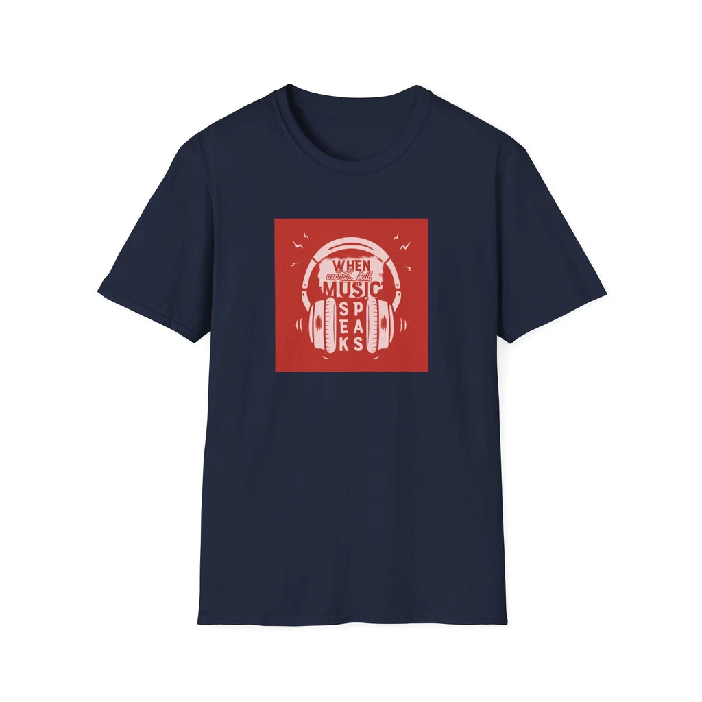 T-Shirt Music Speaks  T-Shirt ROAM OUTDOOR