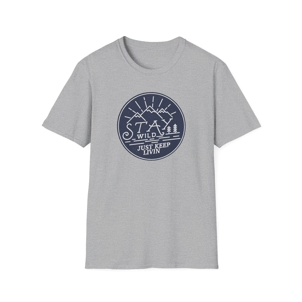 T-Shirt Stay Wild - Plain - ROAM OUTDOOR