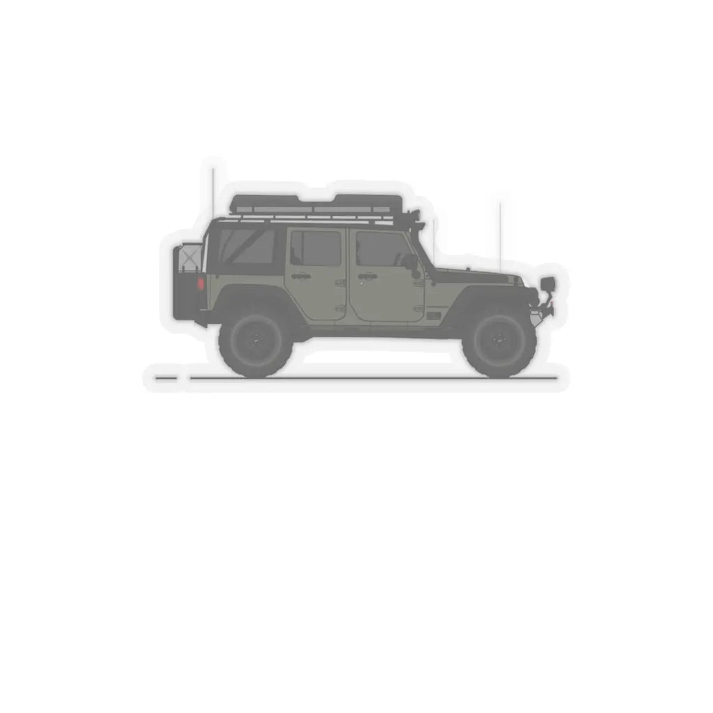 Jeep Wrangler Stickers Serie One  Paper products ROAM OUTDOOR