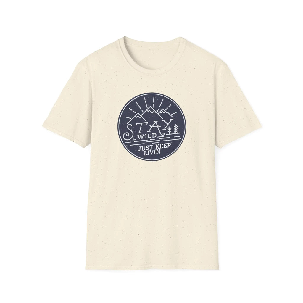 T-Shirt Stay Wild - Plain - ROAM OUTDOOR