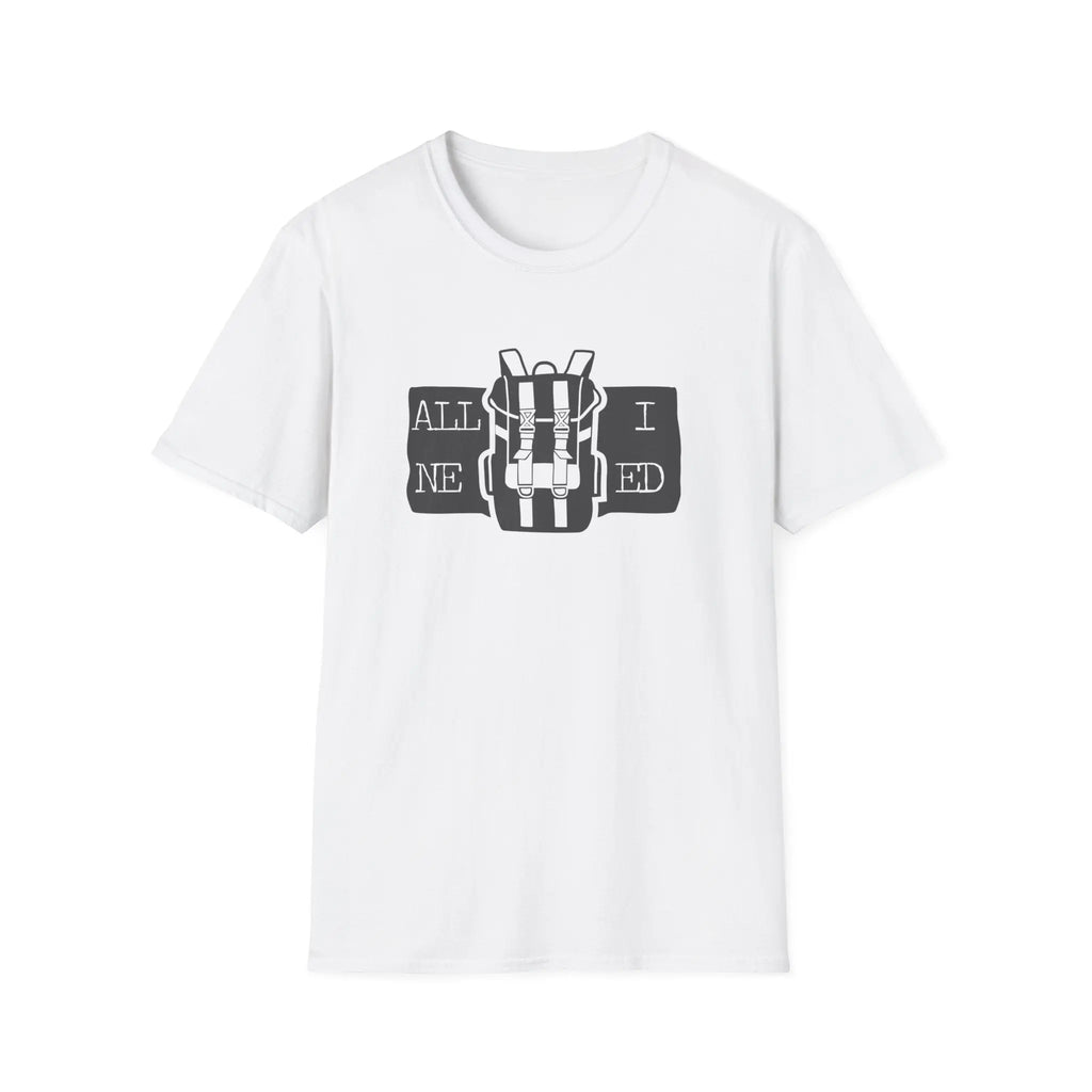 T-Shirt Backpack - "All I need"  T-Shirt ROAM OUTDOOR