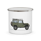 Toyota LandCruiser FJ40 enamel camping mug ROAM Outdoor