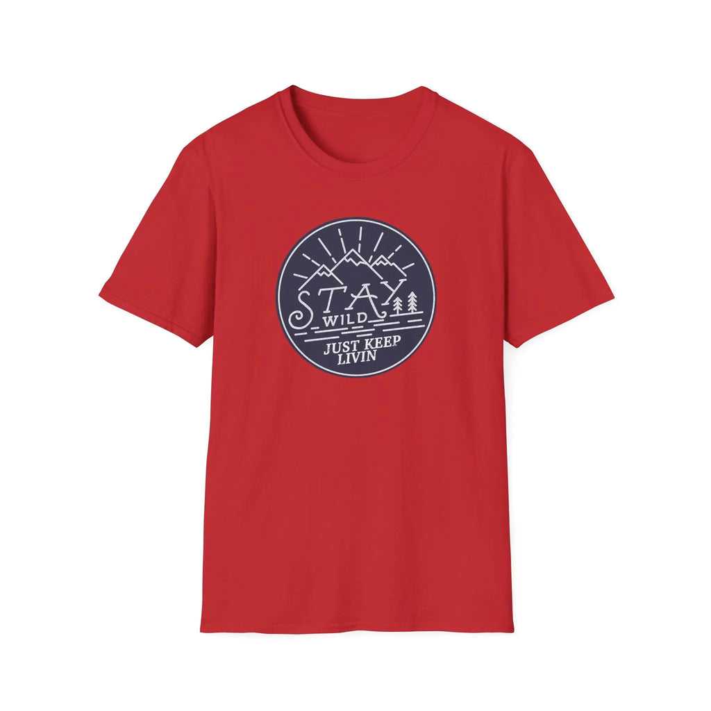 T-Shirt Stay Wild - Plain - ROAM OUTDOOR