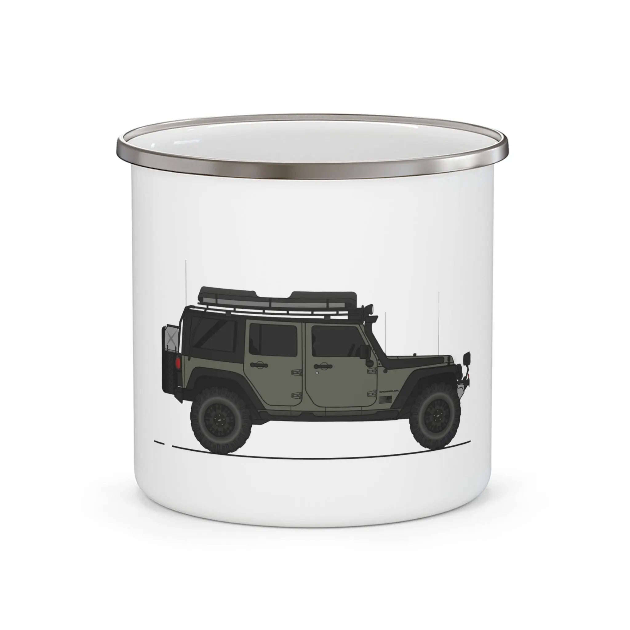 Jeep Wrangler Enamel Camping Mug Serie One