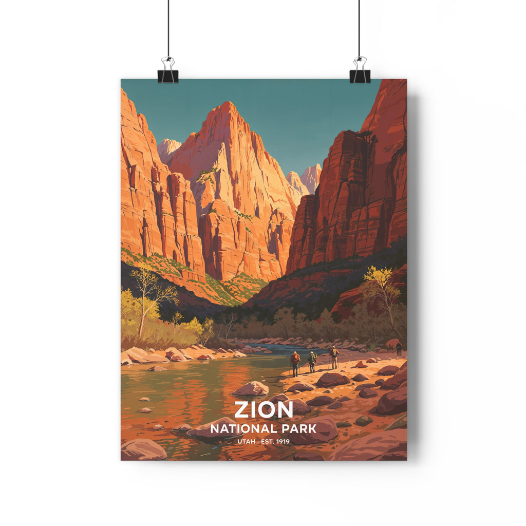 Zion-Nationalpark Kunstdruck