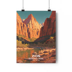 Zion-Nationalpark Kunstdruck