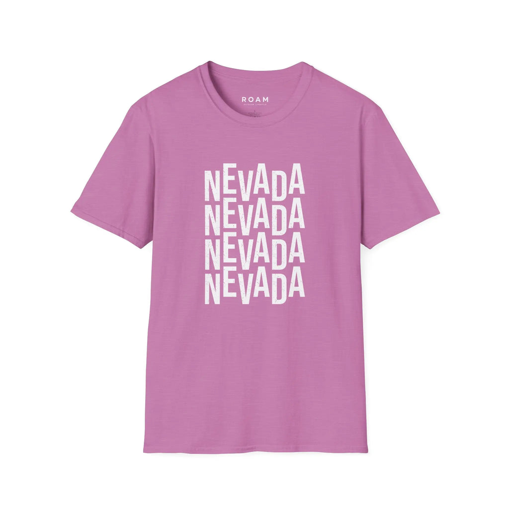 T-Shirt Nevada Typo  T-Shirt ROAM OUTDOOR