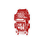 Transparent Outdoor Stickers, Die-Cut, 1pc