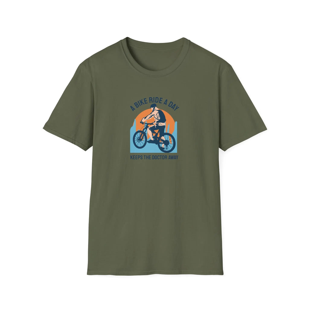 T-Shirt Bike Ride a day  T-Shirt ROAM OUTDOOR