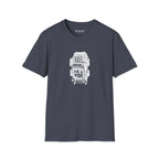 T-Shirt Travel Backpack - White  T-Shirt ROAM OUTDOOR