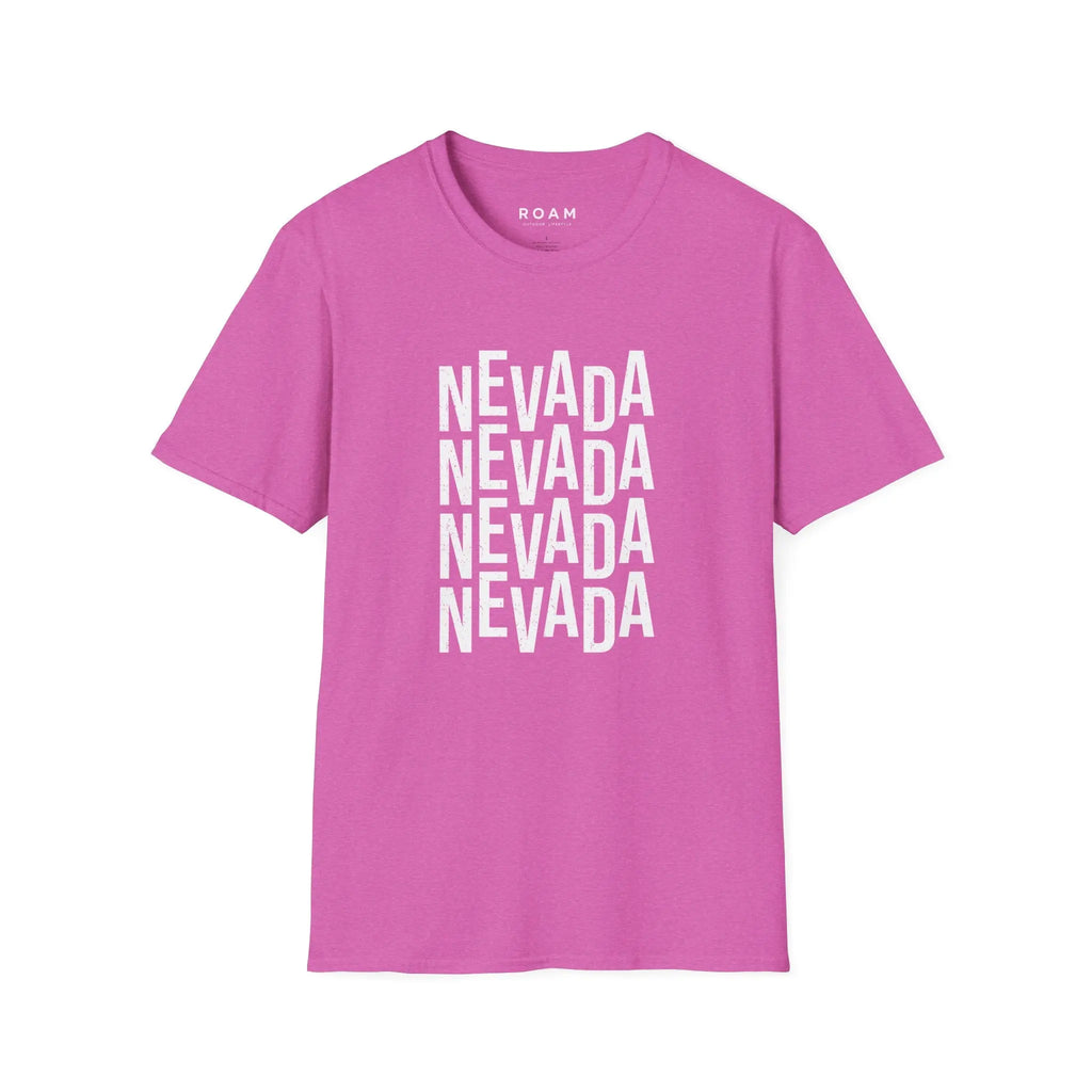 T-Shirt Nevada Typo  T-Shirt ROAM OUTDOOR