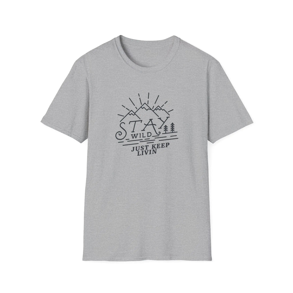 T-Shirt Stay Wild - Outline  T-Shirt ROAM OUTDOOR