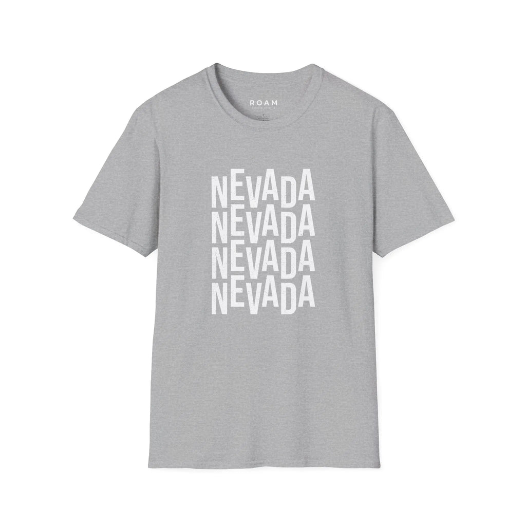 T-Shirt Nevada Typo  T-Shirt ROAM OUTDOOR