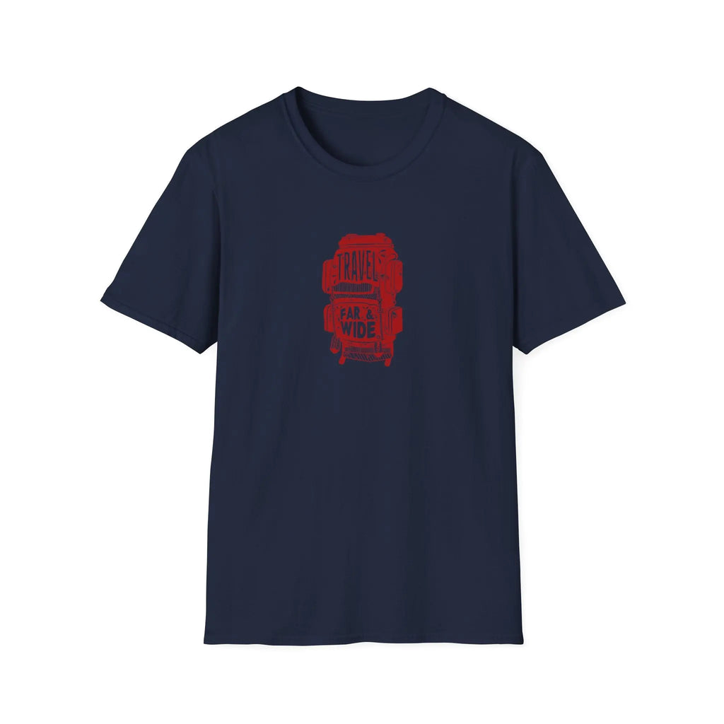 T-Shirt Travel Backpack - Red  T-Shirt ROAM OUTDOOR