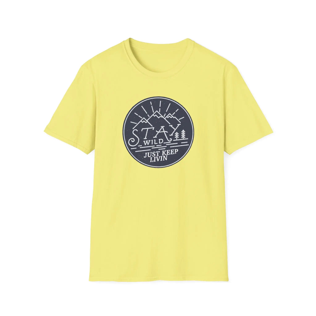 T-Shirt Stay Wild - Plain - ROAM OUTDOOR