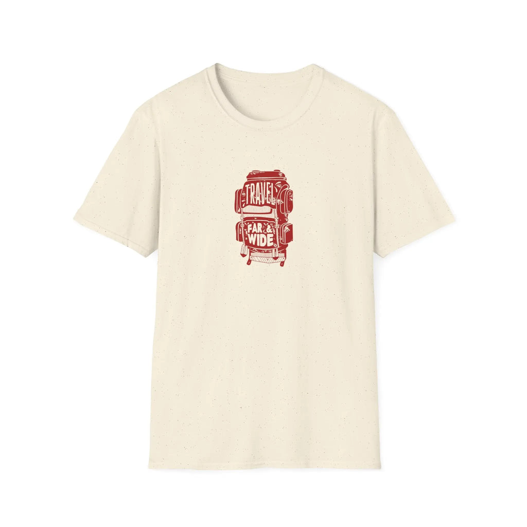 T-Shirt Travel Backpack - Red  T-Shirt ROAM OUTDOOR