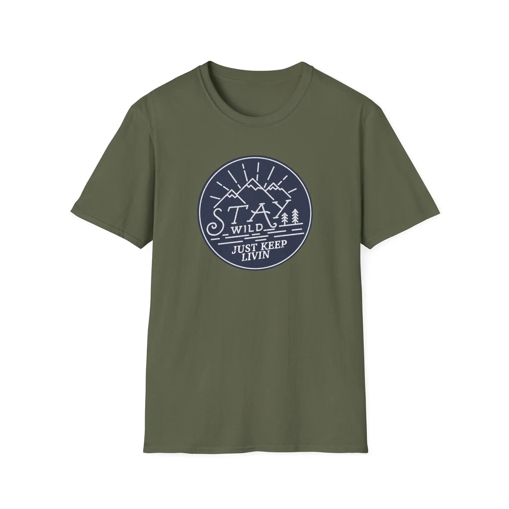 T-Shirt Stay Wild - Plain - ROAM OUTDOOR