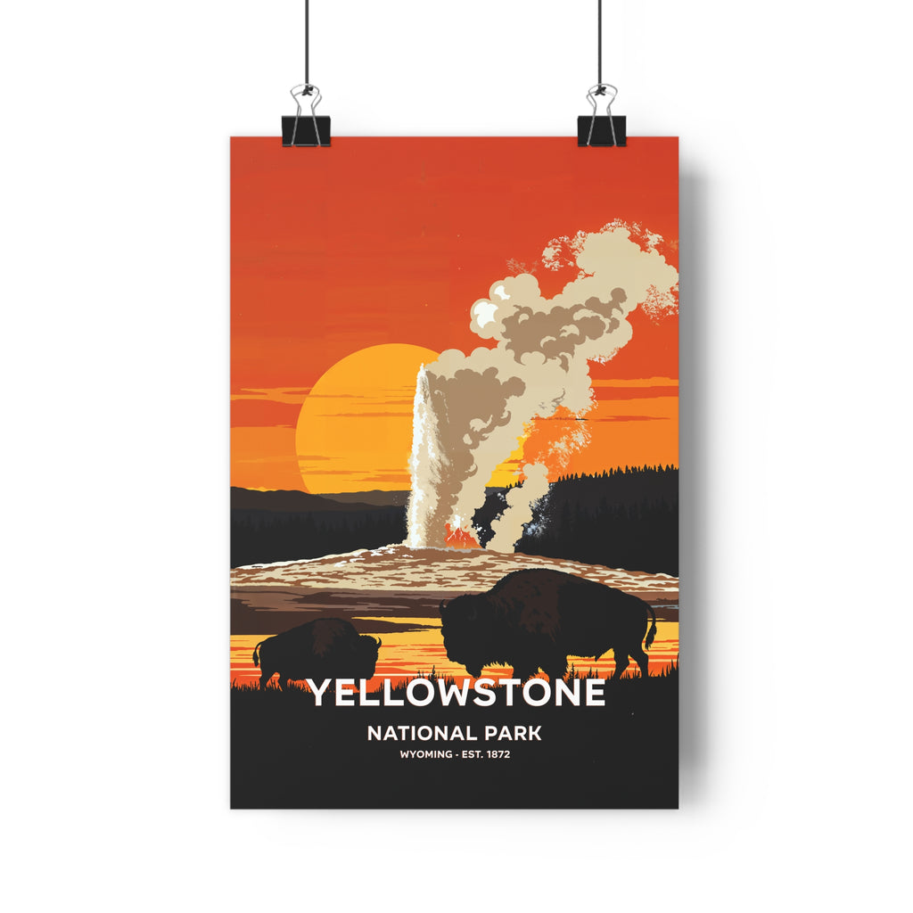 Yellowstone National Park Art Print