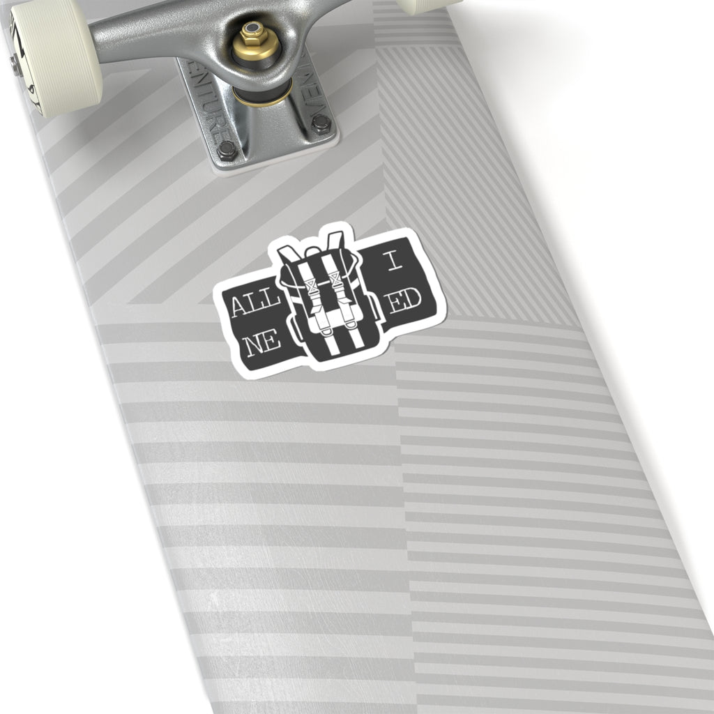 Backpack "All I need" - Sticker
