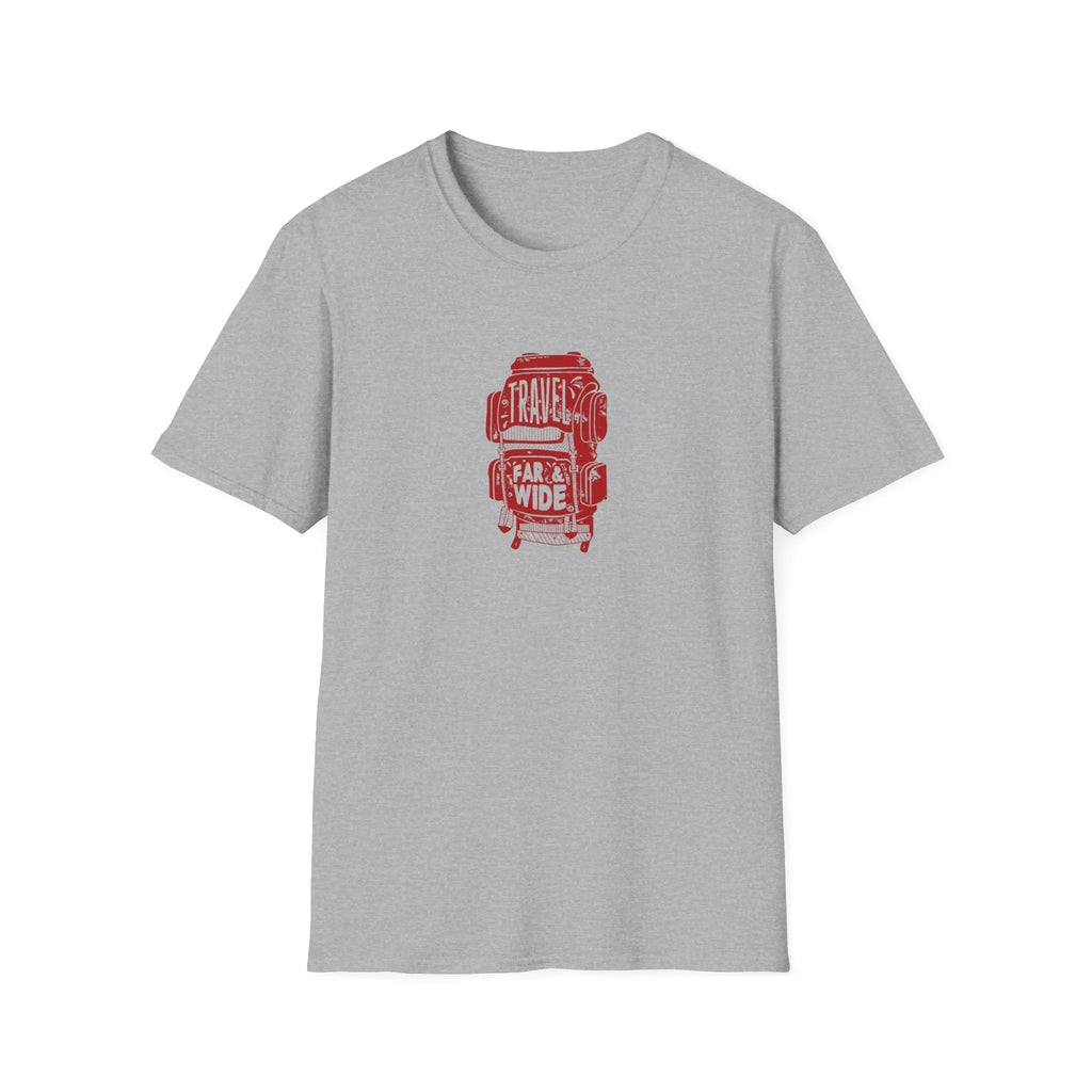 T-Shirt Travel Backpack - Red  T-Shirt ROAM OUTDOOR