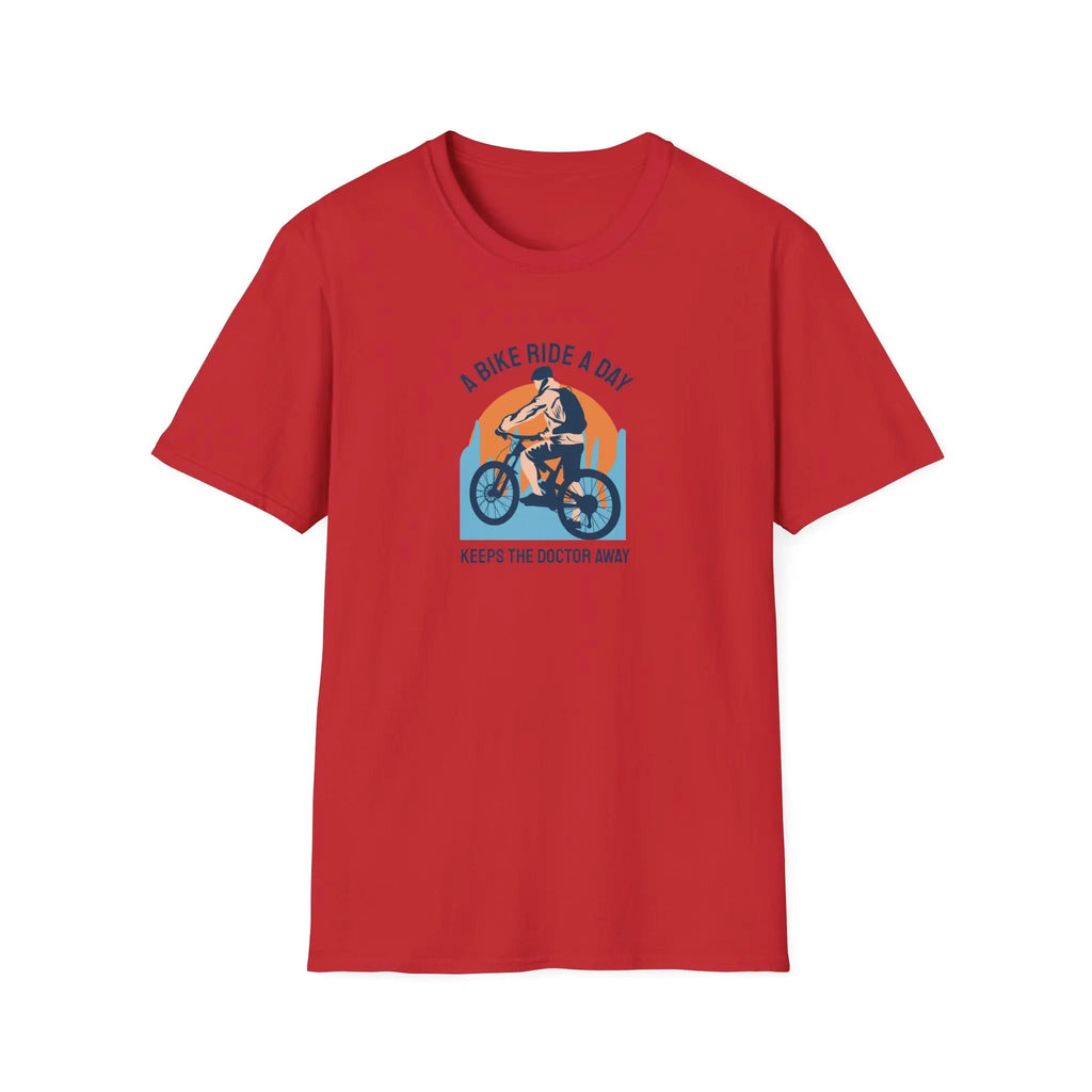 T-Shirt Bike Ride a day  T-Shirt ROAM OUTDOOR