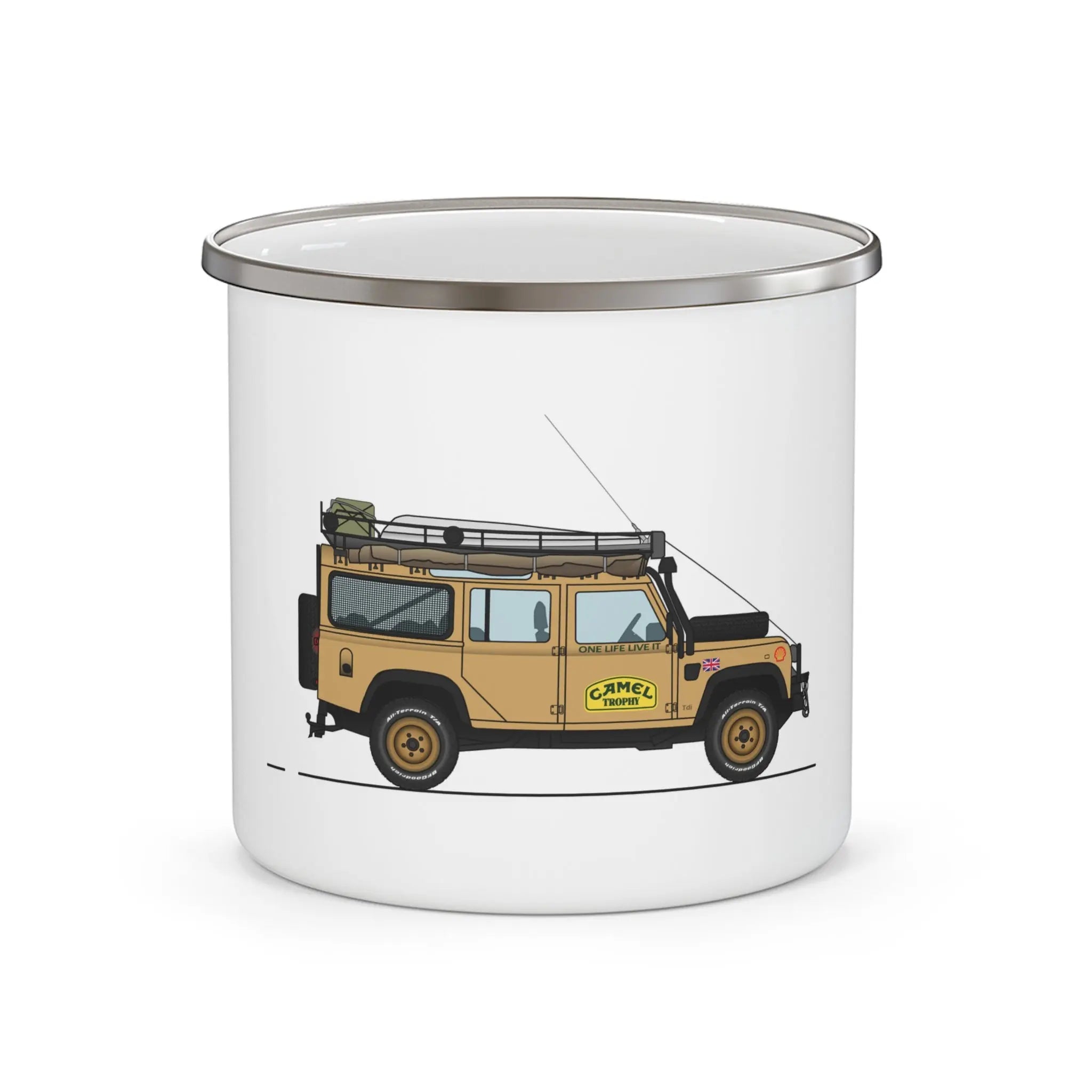 Defender Enamel Camping Mug Serie One