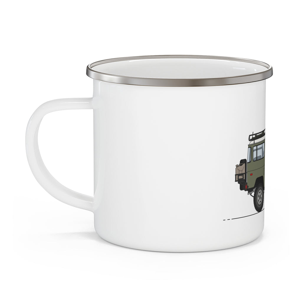 Toyota LandCruiser FJ40 Enamel Camping Mug Serie One
