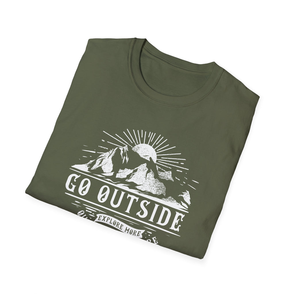 Go Outside T-Shirt Mountain Serie One