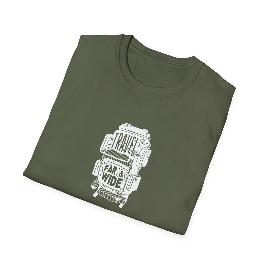 T-shirt Travel Backpack - White