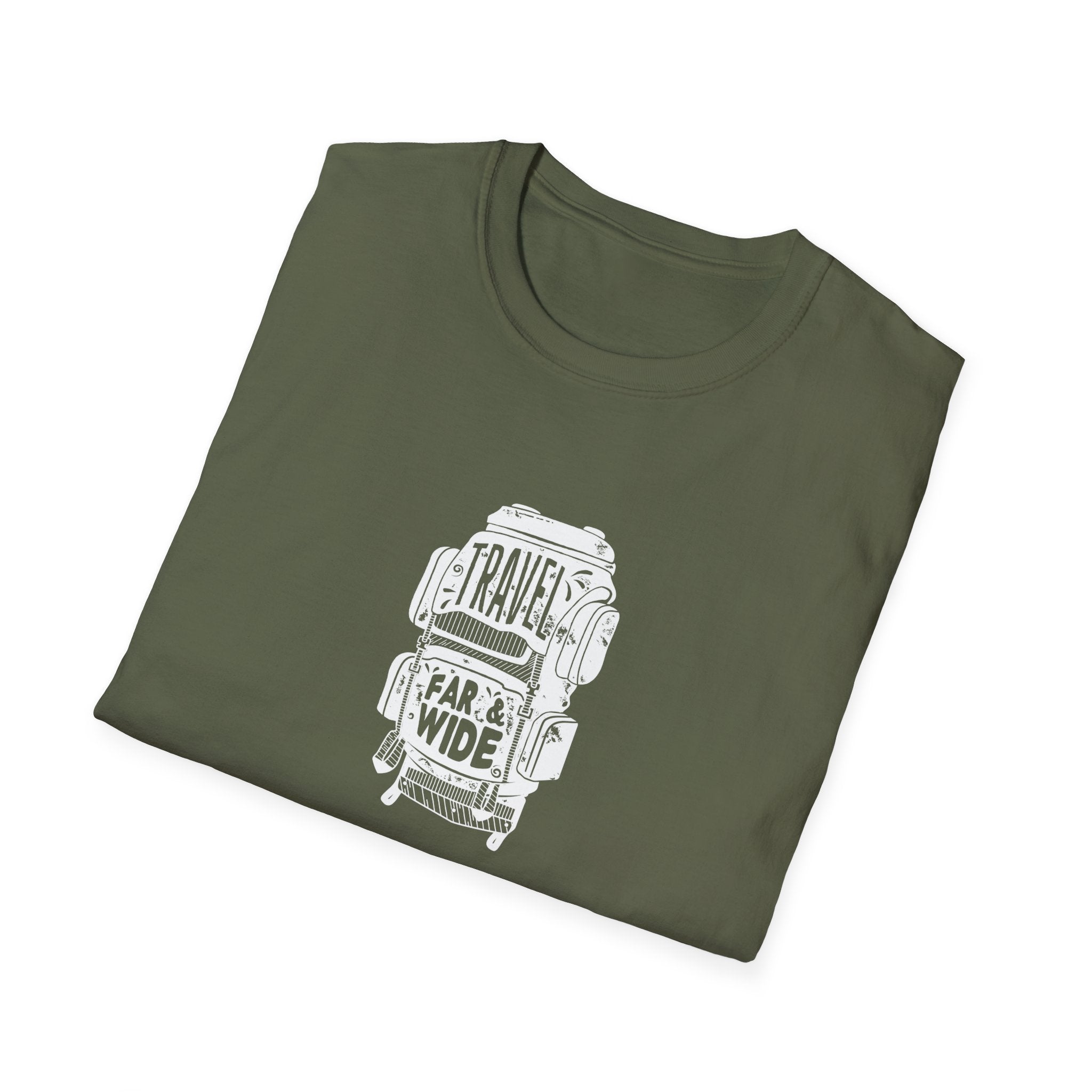 T-shirt Travel Backpack - White