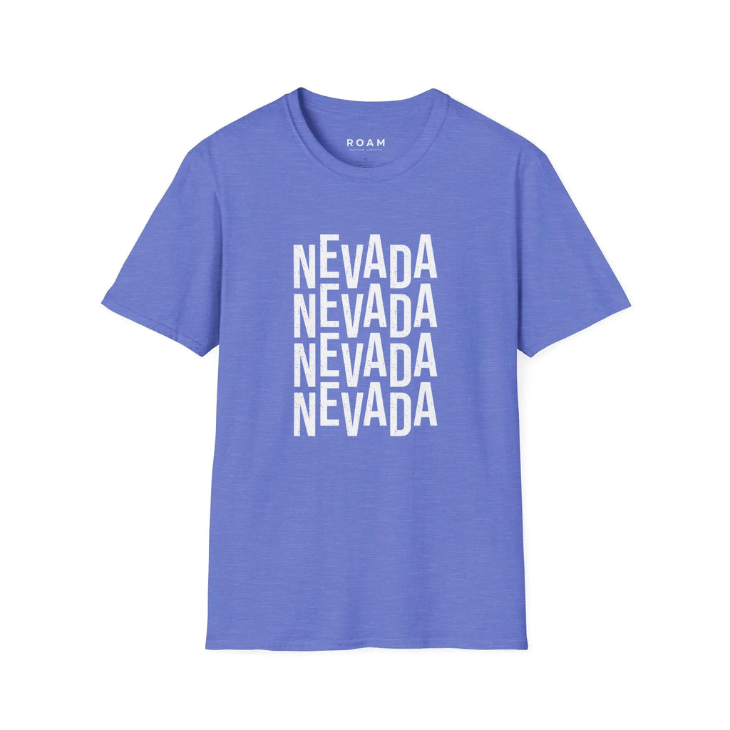 T-Shirt Nevada Typo  T-Shirt ROAM OUTDOOR
