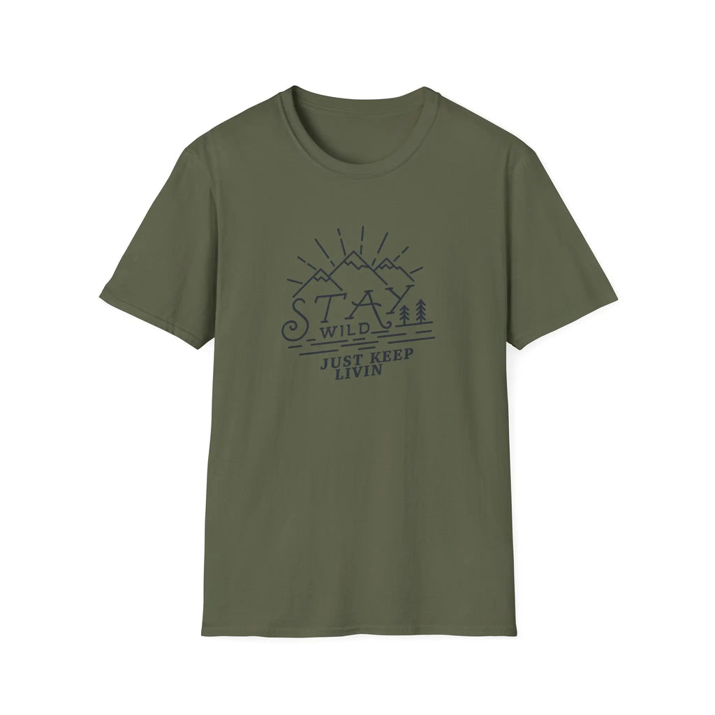 T-Shirt Stay Wild - Outline  T-Shirt ROAM OUTDOOR
