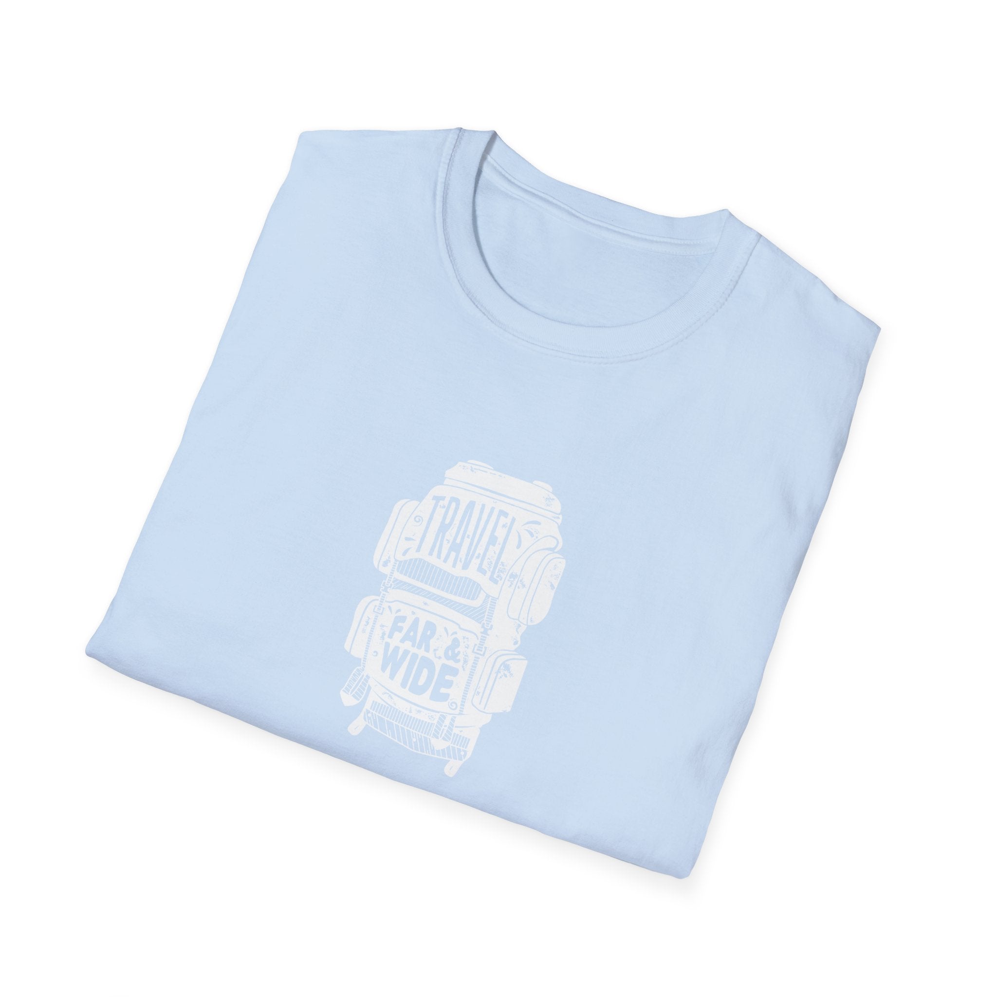 T-shirt Travel Backpack - White