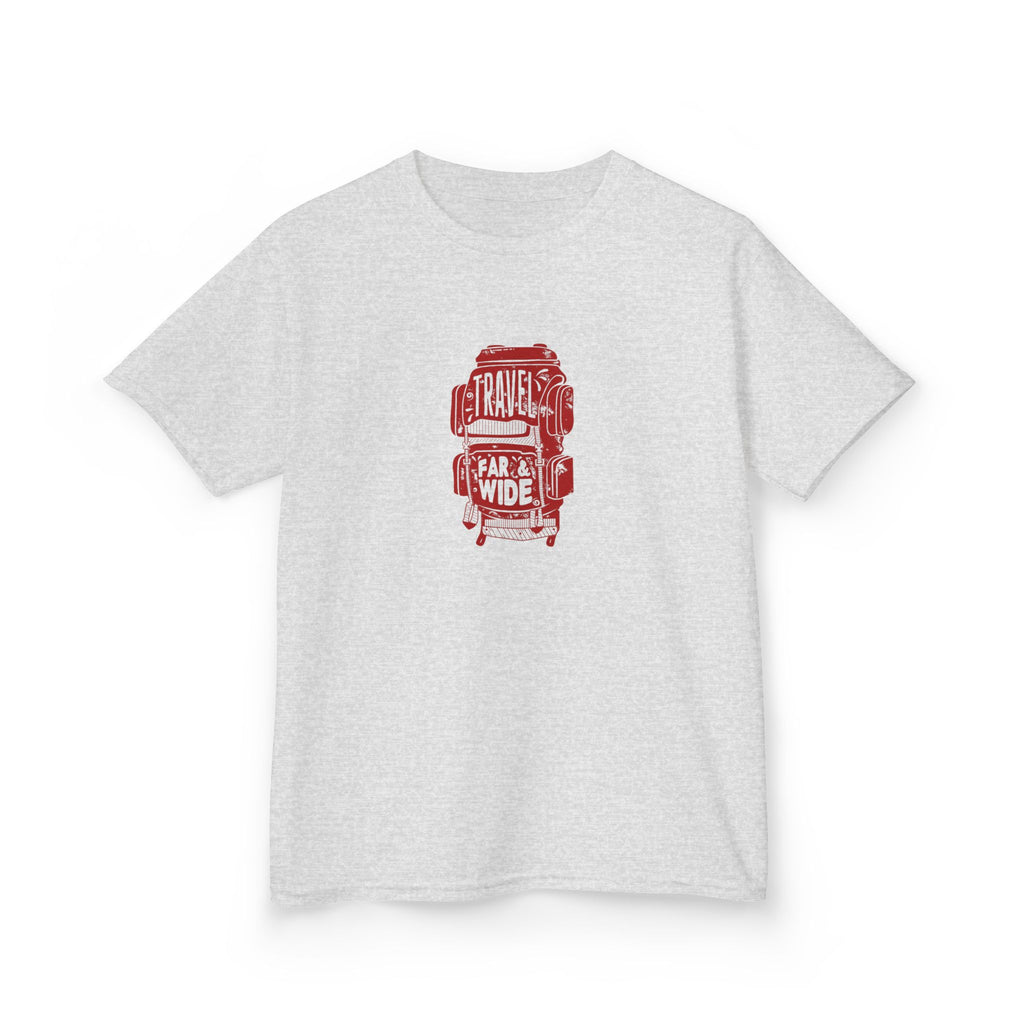 T-Shirt Travel Backpack - Red - Kids Heavy Cotton™