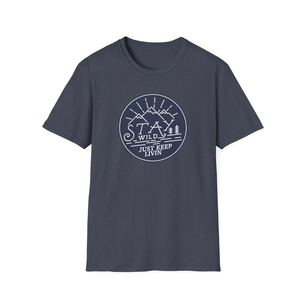 T-Shirt Stay Wild - Plain - ROAM OUTDOOR