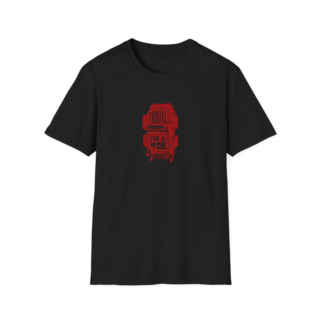 T-Shirt Travel Backpack - Red  T-Shirt ROAM OUTDOOR