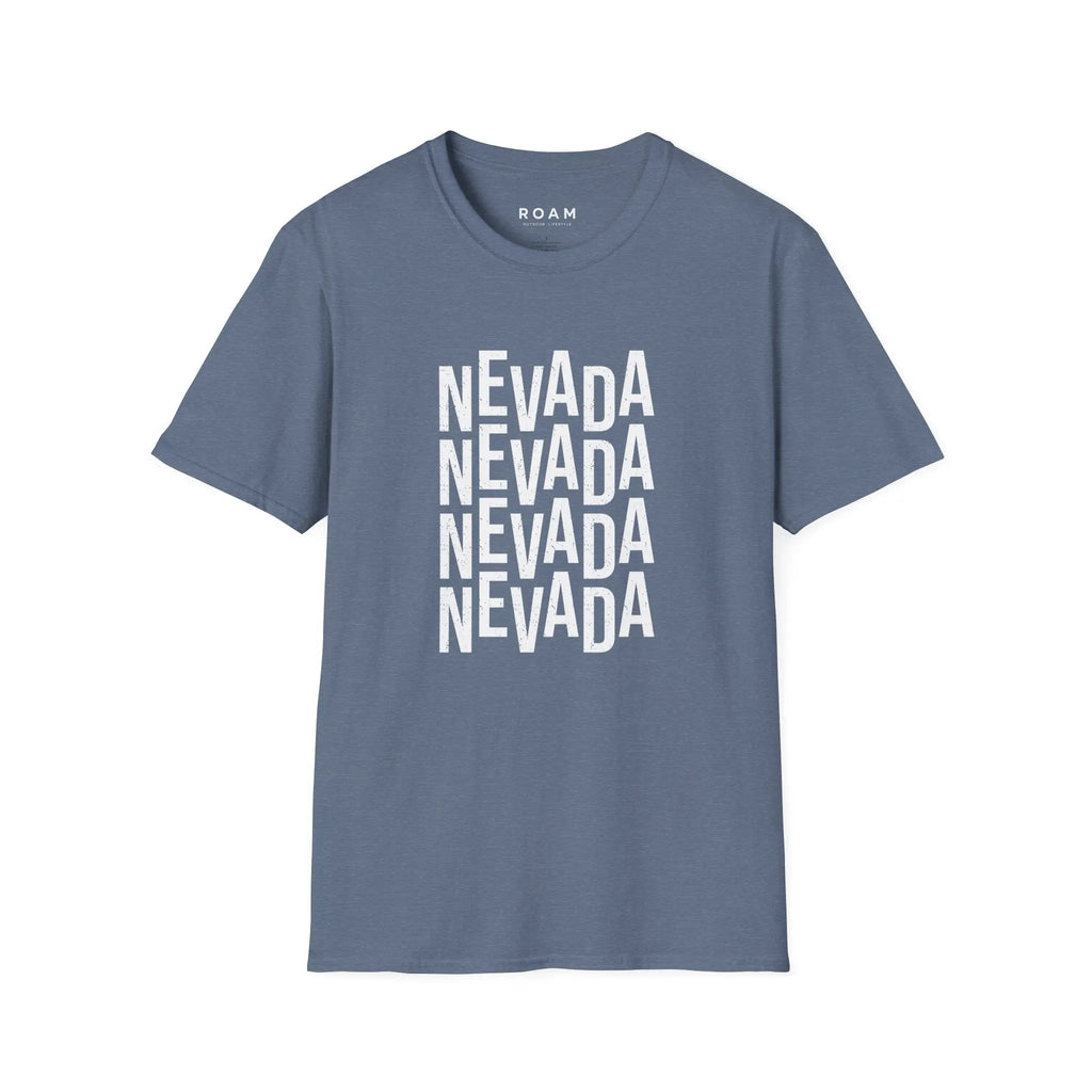 T-Shirt Nevada Typo  T-Shirt ROAM OUTDOOR