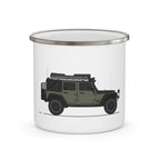 Jeep Wrangler Enamel Camping Mug Serie One