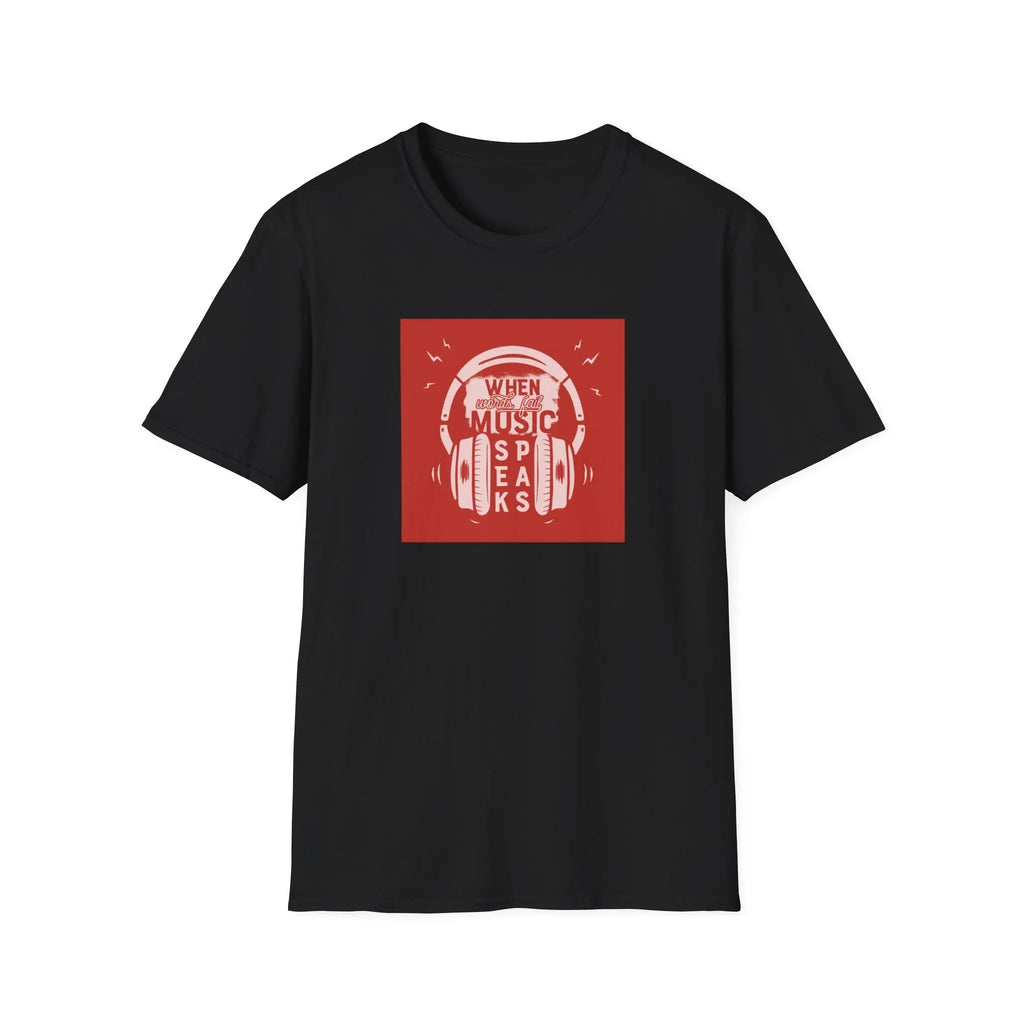 T-Shirt Music Speaks  T-Shirt ROAM OUTDOOR