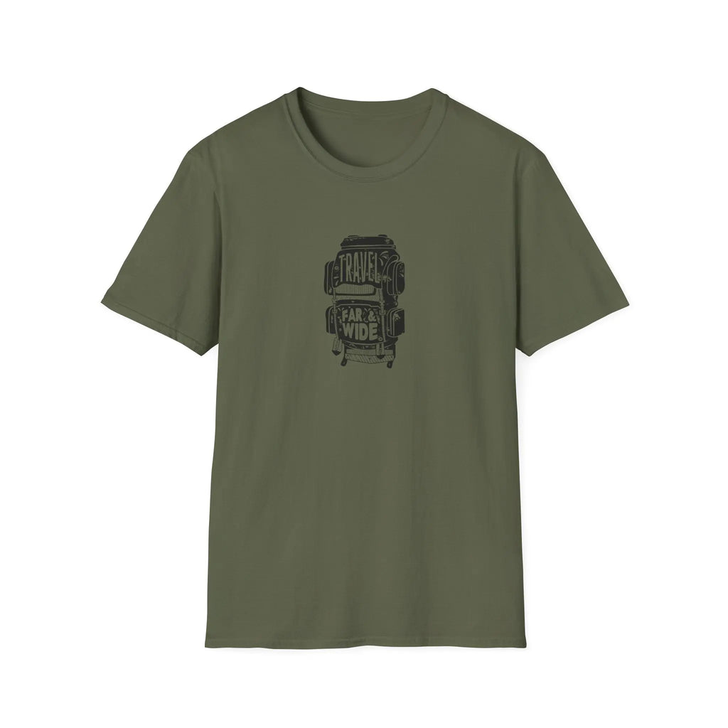 T-Shirt Travel Backpack - Black  T-Shirt ROAM OUTDOOR