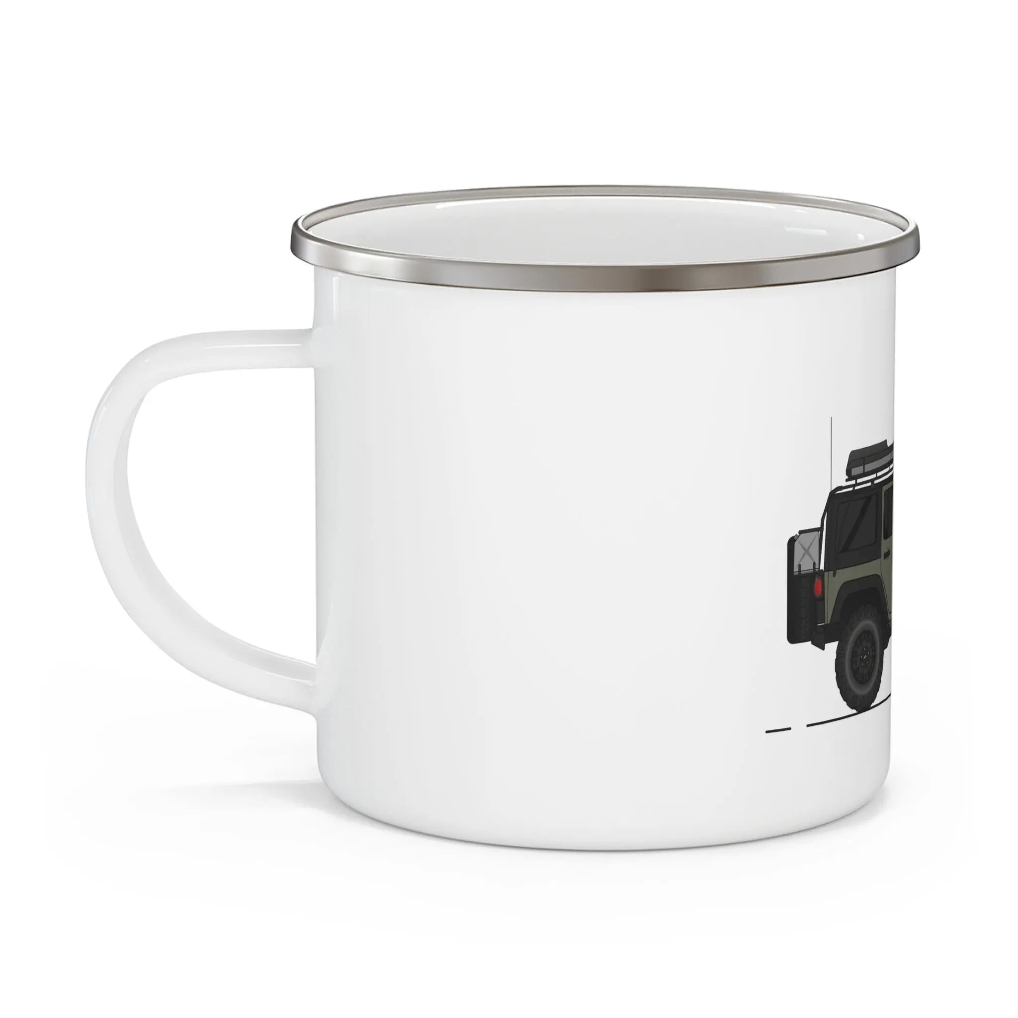 Jeep Wrangler Enamel Camping Mug Serie One