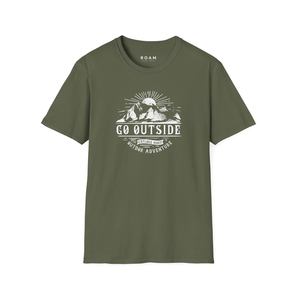 T-Shirt Go Outside "Mountain"  T-Shirt ROAM OUTDOOR