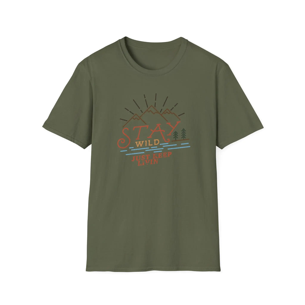 T-Shirt Stay Wild - Colors  T-Shirt ROAM OUTDOOR